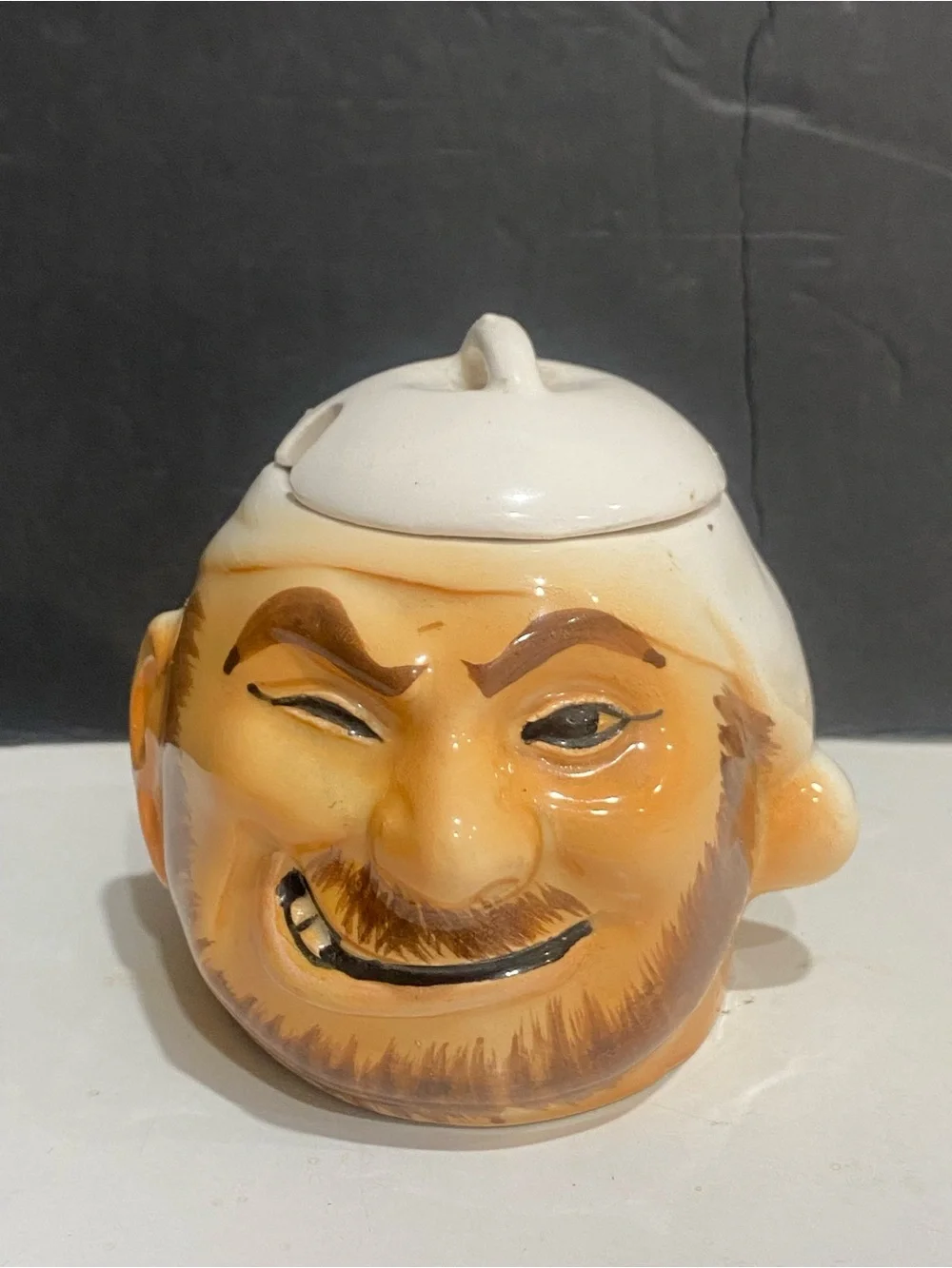 Vintage 1960s Disney Pirates Of The Caribbean Condiment Jar